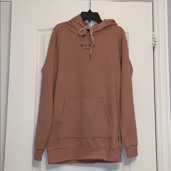 Wlkn Sweaters - Wlkn Dusty Rose Country Hoodie size S